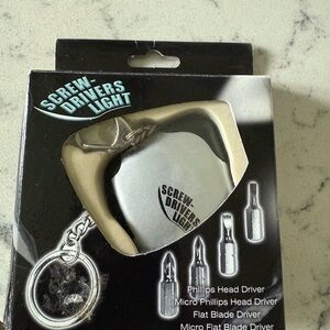 Screw-Drivers Light Keychain Tool Set